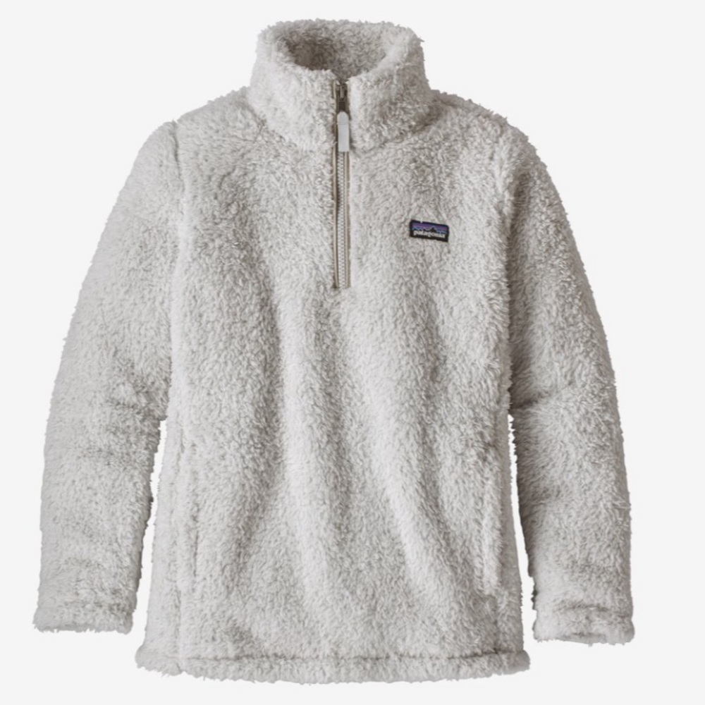 Patagonia Kids Off-White Sherpa Fleece Pullover
